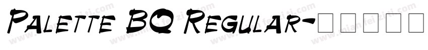 Palette BQ Regular字体转换